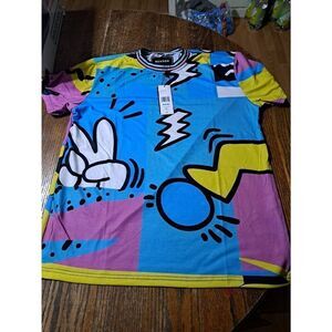 New Large Reason Relax Short Sleeve Crew Neck Pullover Streetwear Tee Tshirt